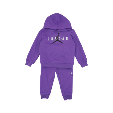 JORDAN Completo Tuta Bambino Sustainable Po Hoodie Purple Venom da bambino