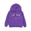 JORDAN Completo Tuta Bambino Sustainable Po Hoodie Purple Venom da bambino
