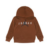 JORDAN Completo Tuta Bambino Sustainable Po Hoodie Set Light British Tan da bambino