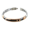 Zancan -  Bracciale da uomo in acciaio e PVD rosa