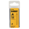DeWalt inserto torx T 40 prolungato set da 5pz