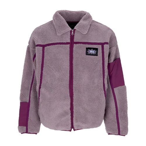 HUF Orsetto Uomo Livingston Sherpa Jacket Dust Purple da uomo