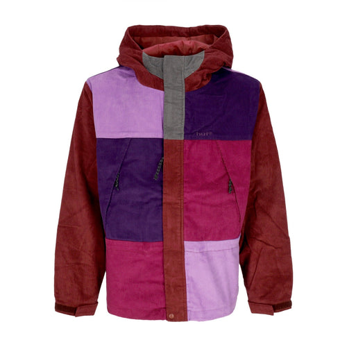 HUF Giubbotto Uomo Contrast Cord Mountain Jacket Berry da uomo