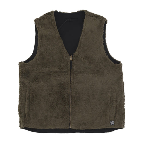 SANTA CRUZ Smanicato Uomo Hideout Reversible Vest Black/sea Kelp da uomo
