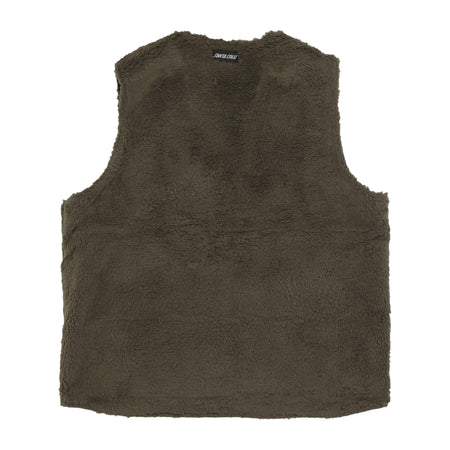 SANTA CRUZ Smanicato Uomo Hideout Reversible Vest Black/sea Kelp da uomo