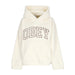 OBEY Felpa Cappuccio Donna Collegiate Hoodie Fleece Unbleached da donna