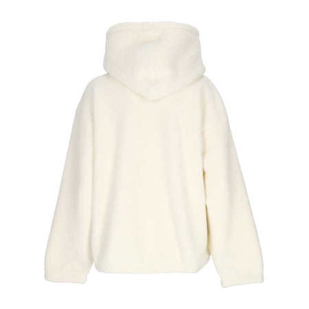 OBEY Felpa Cappuccio Donna Collegiate Hoodie Fleece Unbleached da donna
