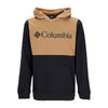 COLUMBIA Felpa Cappuccio Uomo Columbia Trek Colorblock Hoodie Black/delta da uomo