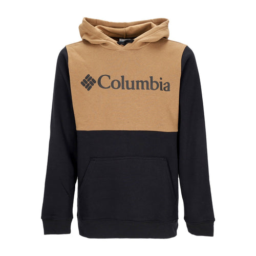 COLUMBIA Felpa Cappuccio Uomo Columbia Trek Colorblock Hoodie Black/delta da uomo