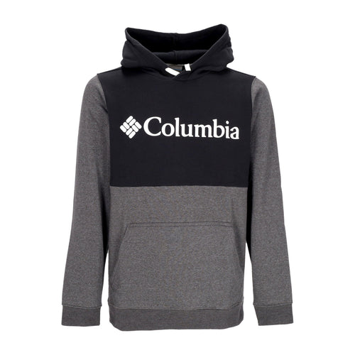 COLUMBIA Felpa Cappuccio Uomo Columbia Trek Colorblock Hoodie Black/shark da uomo