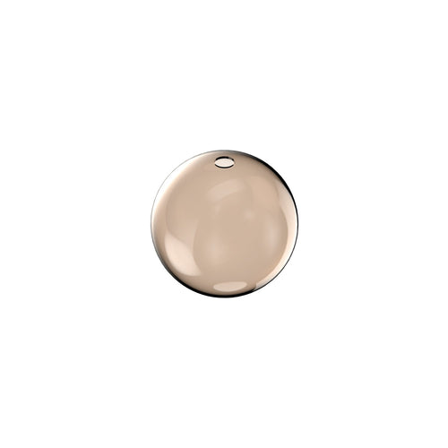Rosone Contemporaneo Rubber Metallo Ambra Medio
