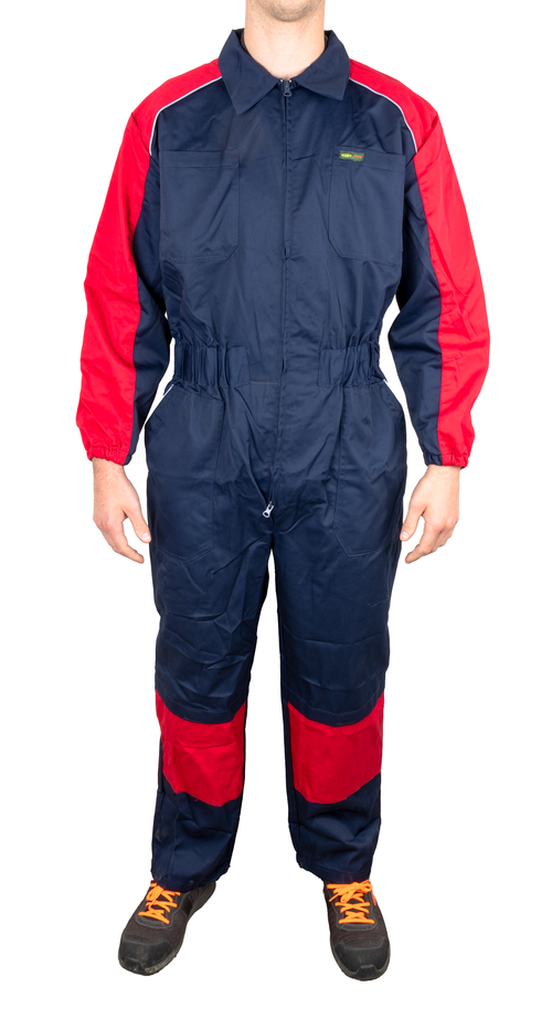 Tuta da lavoro bicolore leggera taglia L