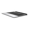 HP 850487-A41 tastiera per dispositivo mobile Belga Nero, Argento (Keyboard [Belgium] - 850487-A41, Belgian, - Touchpad, HP, Elite x2 1012 G2, Black,Silver, Docking - Warranty: 12M)