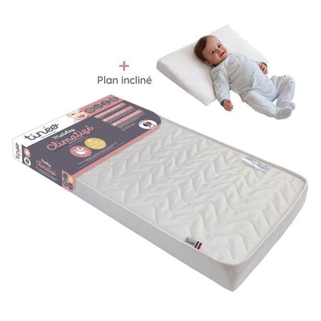 TINEO Materasso climatizzato 60x120 cm + piano inclinato 15  (set)