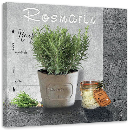 Quadro su tela, Rosemary Spetiche per la cucina