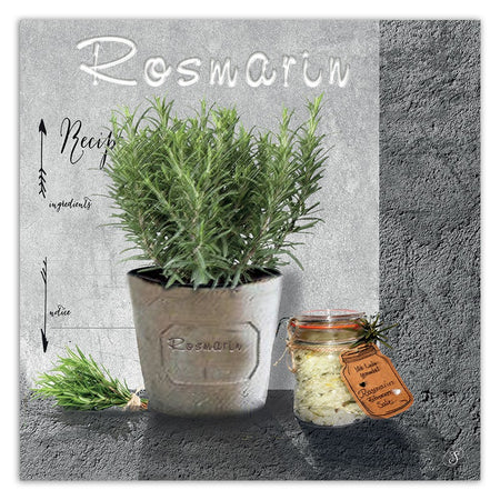 Quadro su tela, Rosemary Spetiche per la cucina