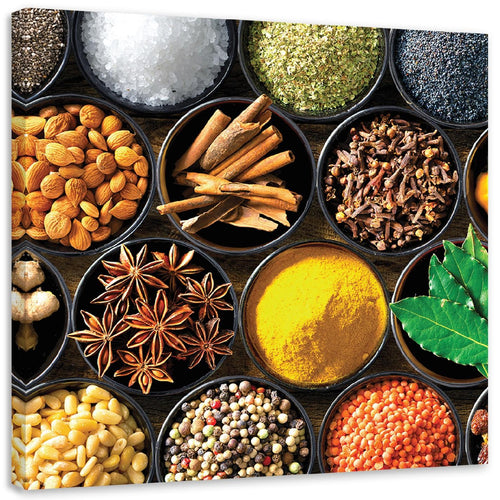 Quadro su tela, Spezie da cucina