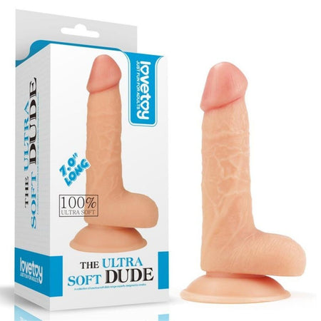 Dildo Ultra Soft Dude 7" Realistico 18 cm