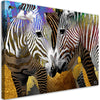 Quadro su tela, Animali zebra astratti