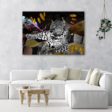 Quadro su tela, Astrazione a colori Lampart