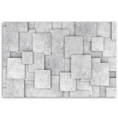Quadro su tela, Astrazione in calcestruzzo geometrico