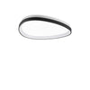 Plafoniera Contemporanea Gemini Metallo Nero Led Integrato 29W 3000K Ip20