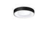 Plafoniera Contemporanea Planet Metallo Nero Led Integrato 17W 3000K Ip20