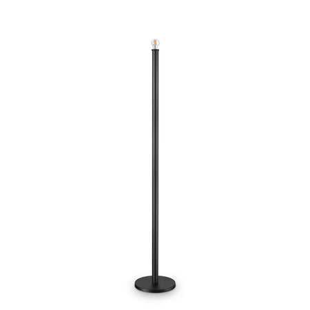 Piantana Da Terra Contemporanea Mix Metallo Nero 1 Luce E27 42W Ip20