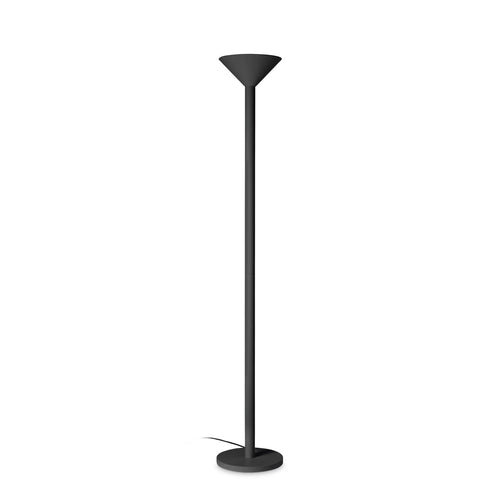 Piantana Da Terra Contemporanea Mix Metallo Nero 1 Luce E27 42W Ip20