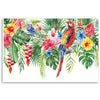 Quadro su tela, Foglie di fiori di pappagalli tropicali