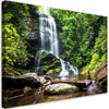Quadro su tela, Cascata nella foresta verde