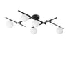 Plafoniera Contemporanea Atlas Metallo Nero 5 Luci G9 4W 3000K Ip20