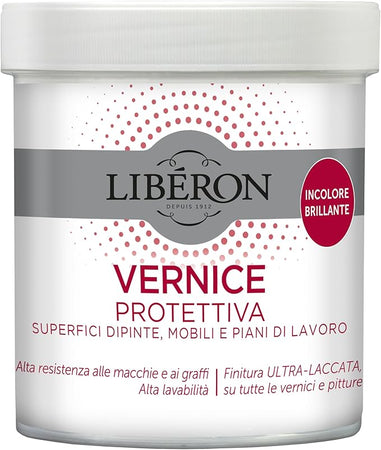LIBERON - VERNICE PROTETTIVA INCOLORE BRILLANTE 500ML