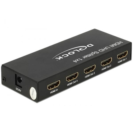 DeLOCK 18684 ripartitore video HDMI 4x HDMI (Delock HDMI UHD Splitter 1 x HDMI in >)