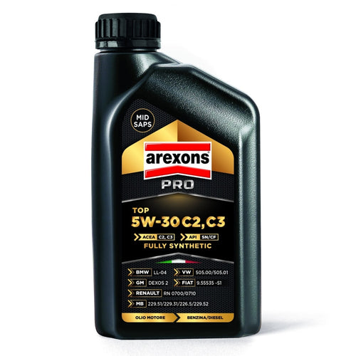 Arexons 1 Litro Olio Auto Pro 5w-30 C2/c3 Benzina/diesel LowSap