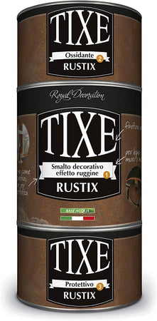 Tixe Rustix 1lt di smalto decorativo effetto rame ossidato