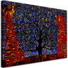Quadro su tela, Blue Tree of Life Abstraction