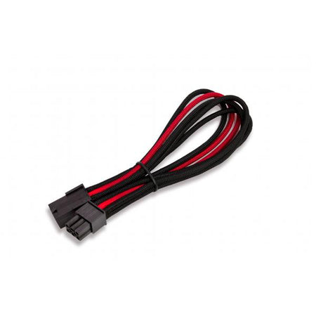 Cavo\Prolunga Sleevato PCIe 6Pin Femmina a 6Pin Maschio- 250mm- Nero Rosso