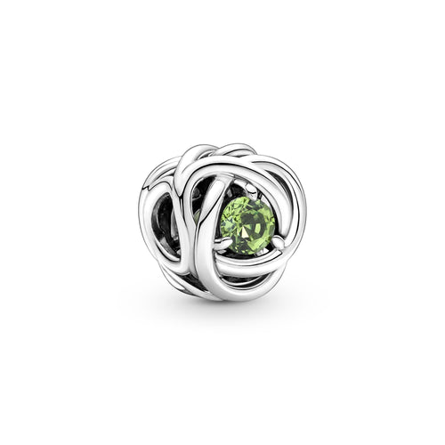 Pandora - Charm Cerchio Eterno Verde Agosto