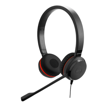 Evolve 30 II MS Stereo, Stereofonico, 3.5mm / USB, Padiglione auricolare, Nero, Cablato, Sovraurale