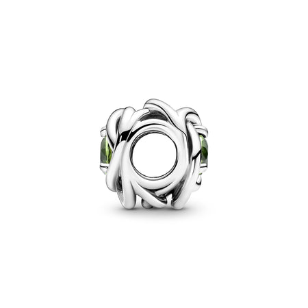 Pandora - Charm Cerchio Eterno Verde Agosto