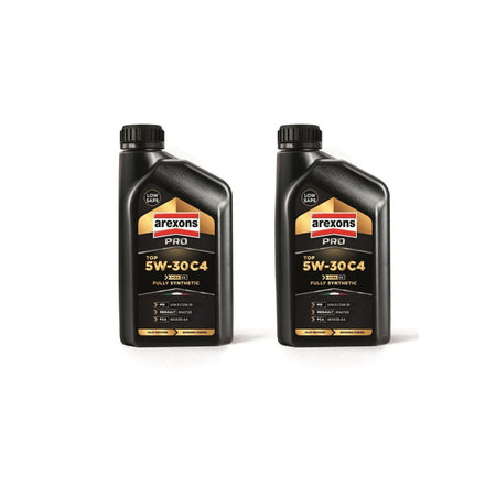 Arexons 2 Litri Olio Auto Pro 5w-30 C4 Benzina/diesel Sintetico (2 Conf Da 1 Lt)