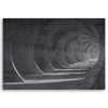 Quadro su tela, Tunnel 3D grigio
