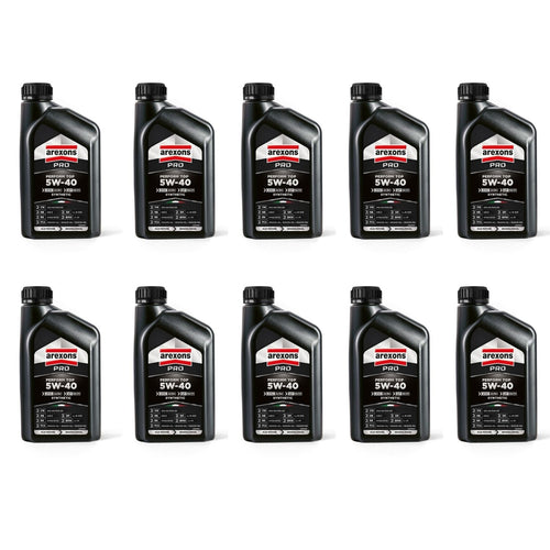 Arexons 10 Litri Olio Auto Pro 5w-40 Benzina/diese ( 10 conf da 1 Lt)