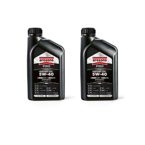 Arexons 2 litri Olio Auto Pro 5w-40 Benzina/diesel F.Syn. 2 Cnf Da 1 L ( 2 Cnf Da 1 Lt )