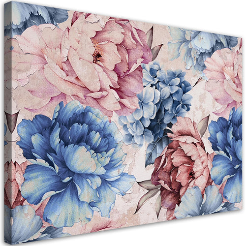 Quadro su tela, Peonie pastello