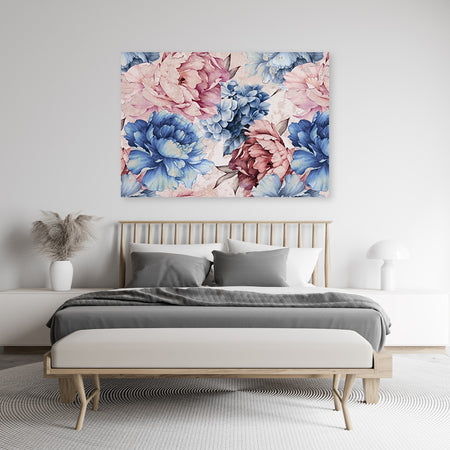 Quadro su tela, Peonie pastello