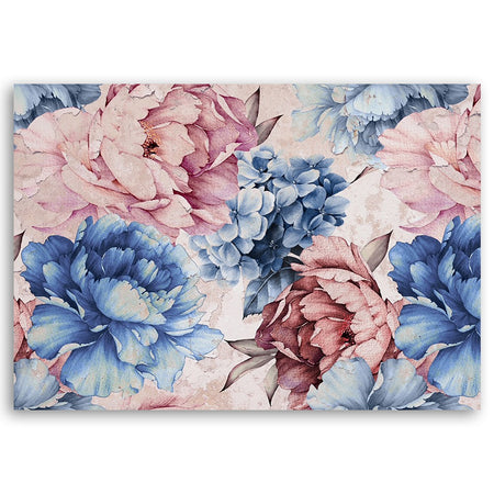 Quadro su tela, Peonie pastello
