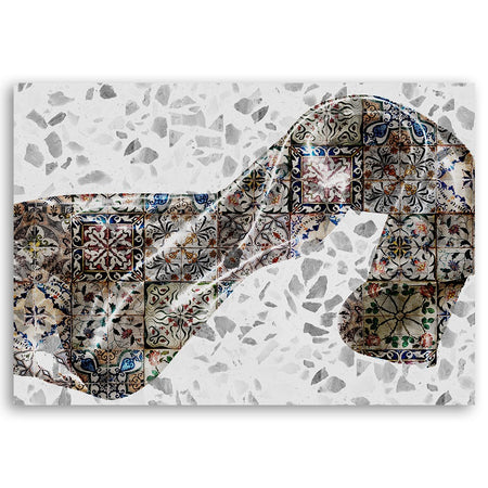 Quadro su tela, Materiale satinato