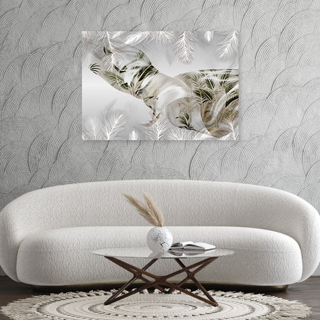 Quadro su tela, Foglie nel vento